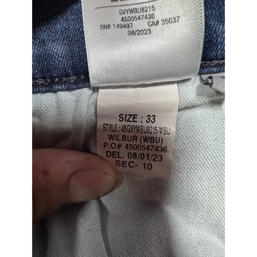 Joe's Jeans Mens The Slim Fit Wilbur Blue Medium Wash Denim Jeans 33 GVYWBU8215